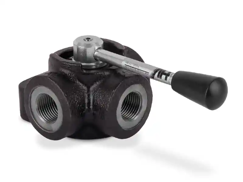 Zawór przełączający 3-drogowy 3/8" BSP otwarty w pozycji środkowej D3-7000.0100 Taniej