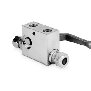 Zawór zwrotny sterowany pojedynczy+ by-pass - DIN2353 3/8" BSP D12 lewy 25l./min. 350 bar stal VRPSE015AL Oferta czasowa