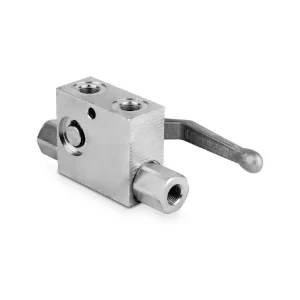 Zawór zwrotny sterowany pojedynczy+ by-pass 1/2" BSP lewy 50l./min. 300 bar stal VRPSE025FL Nowość