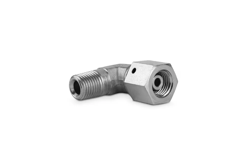 Złączka kolankowa z nakrętką obrotową 1/2” BSPT-1/2” BSP 4600-08 Łatwy zwrot