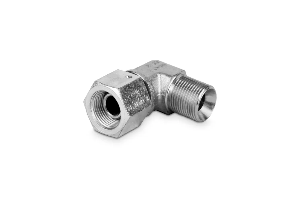 Złączka kolankowa z nakrętką obrotową stożek 60° M20x1,5 306505 Dostępne od ręki