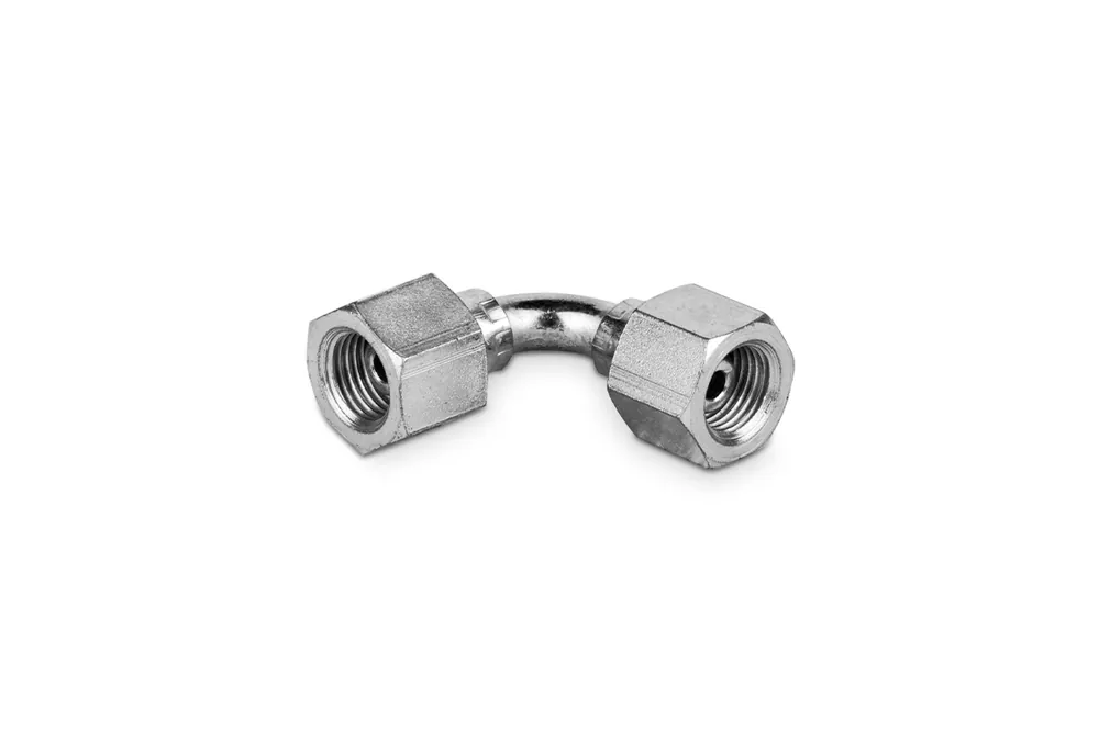 Wyjątkowa oferta Złączka kolankowa z dwoma nakrętkami 1/4” BSP-1/4” BSP 2750-04-04
