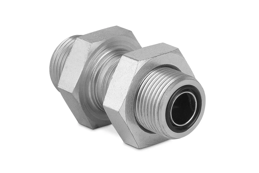 Ograniczona ilość Złączka prosta grodziowa z przeciwnakrętką 11/16” ORFS-11/16” ORFS 6050-09