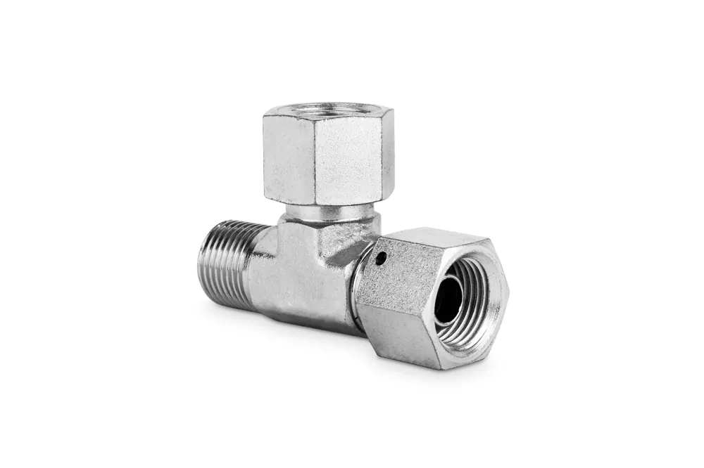 Złączka trójnikowa z dwoma nakrętkami niesymetryczna 1/4” BSP 4800-04 Oferta limitowana