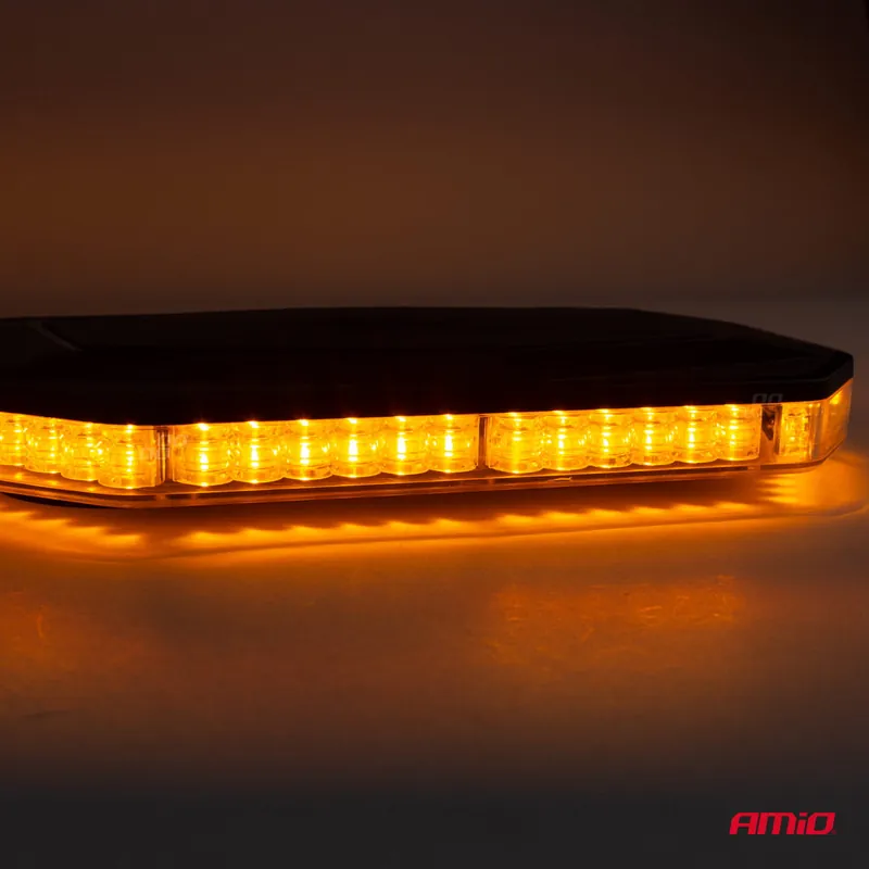 Belka ostrzegawcza LED WLB78 na magnes 293x171mm R65 R10 48LED 12-24V IP56 AMIO-02920 Wybór klientów