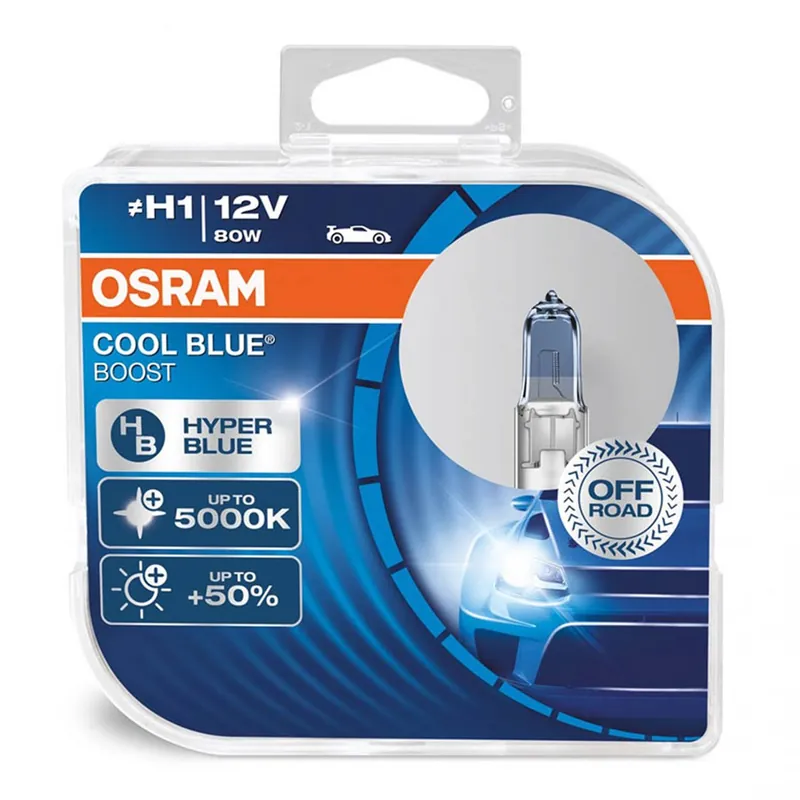Żarówka halogenowa Osram H1 12V 80W P14,5s Cool Blue Boost 5500K / 2 szt. Ostatnie sztuki