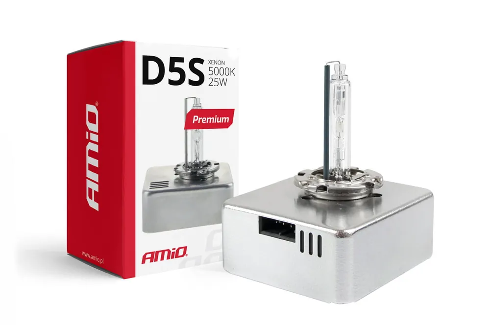 Żarówka ksenonowa żarnik hid xenon D5S 5000K AMiO PREMIUM AMIO-01220 Premium