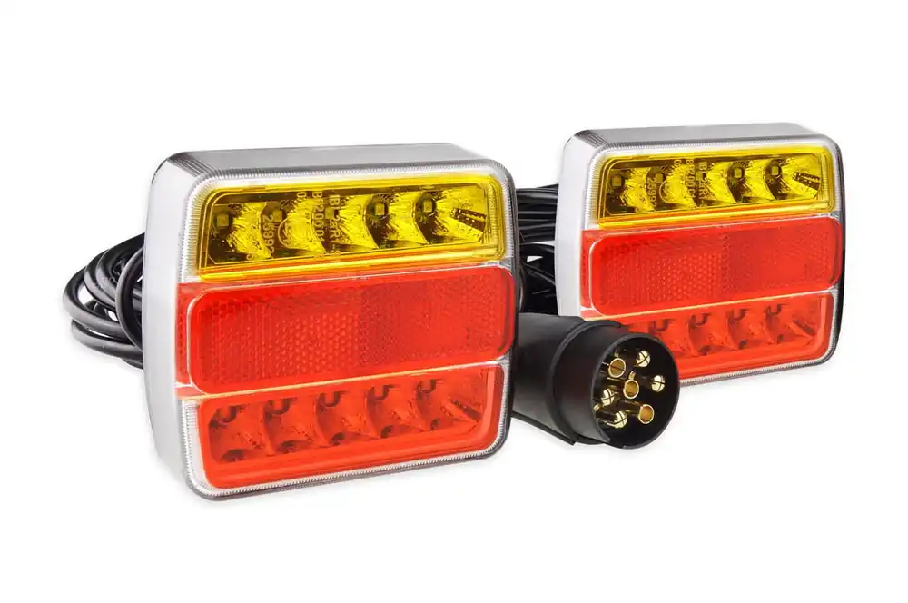 Nowy Zestaw świateł LED do przyczepki na magnes 12V AMIO-02141