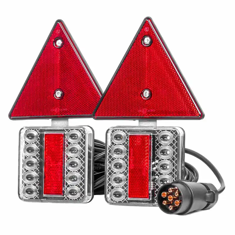 Zestaw świateł LED do przyczepki na magnes AMIO-02140 Oferta limitowana