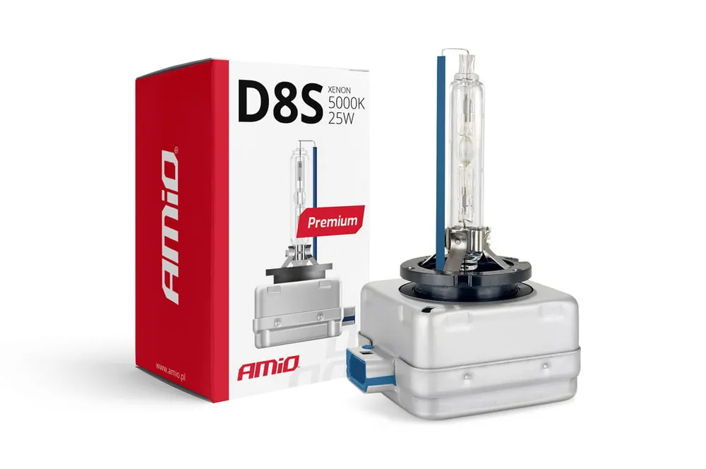 Żarówka ksenonowa żarnik hid xenon D8S 5000K AMiO PREMIUM AMIO-02395 Łatwy zwrot