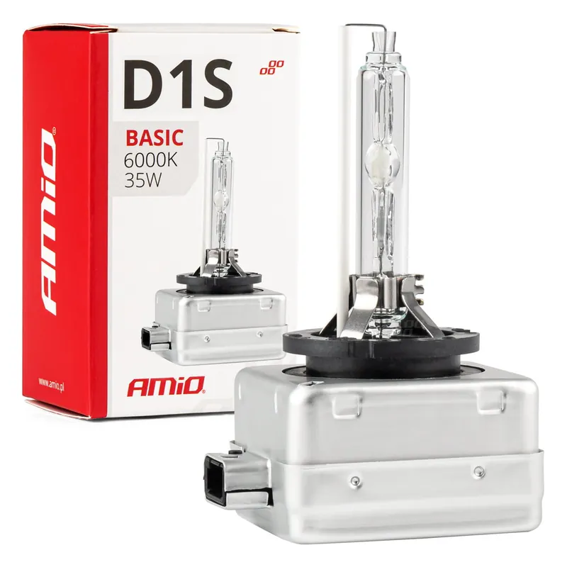 Bestseller Żarówka ksenonowa żarnik xenon D1S 35W 6000K AMiO BASIC AMIO-02943