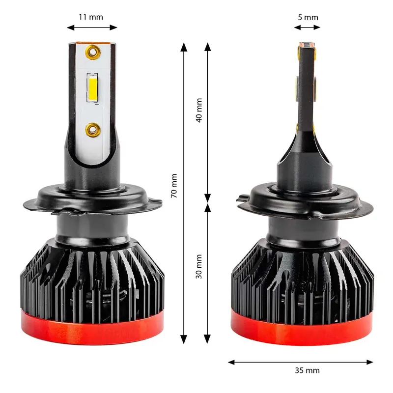 Nowy Żarówki samochodowe LED seria BF H7 6000K Canbus AMIO-02242