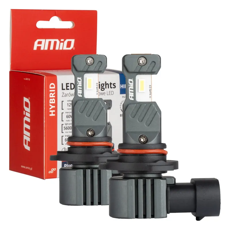 Żarówki samochodowe LED seria HYBRID HIR2 6000K Canbus 60W AMIO-04119 Oferta