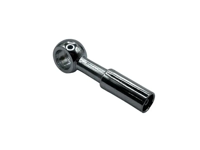 Nowy Końcówka Banjo M8x1 prosta do przewodów hamulcowych PTFE w oplocie stalowym