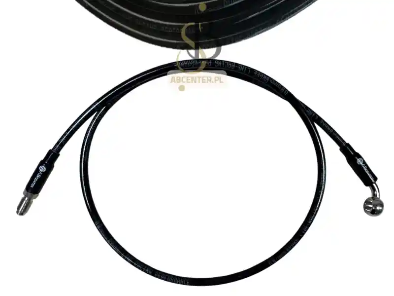 Darmowa dostawa Przewód hamulcowy do motocykla 160cm czarny M10mm, M10x1mm gwint zewnetrzny