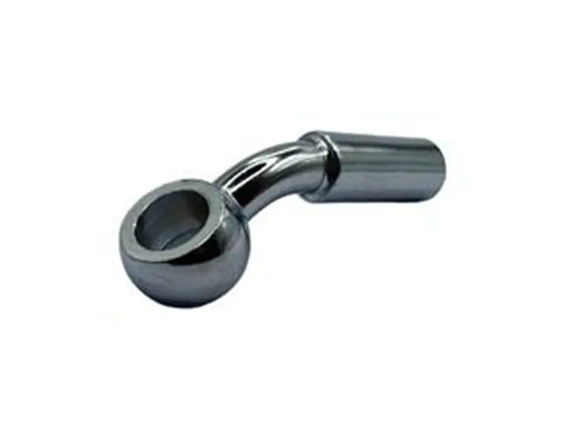 Końcówka banjo M10x1 przewodu hamulcowego dn 1/8" 45st. Nowy