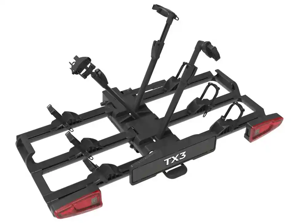 Innowacyjna platforma na hak 3 rowery ! Elektryczne OK ! SPINDER TX3 LED Wysoka jakość