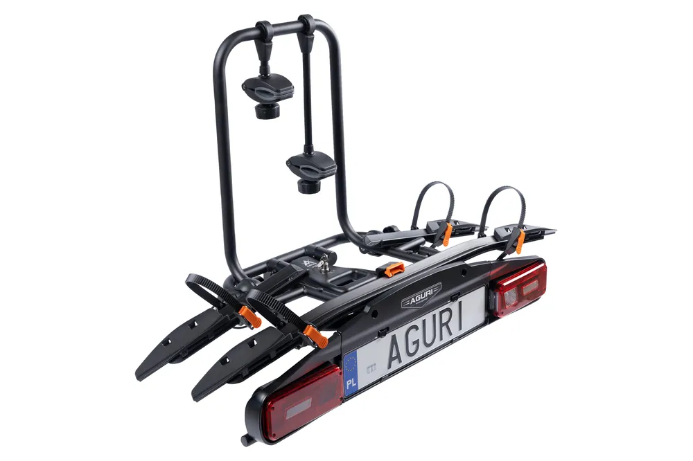 Bagażnik na hak na 2 rowery Aguri Active Bike PRO Black z możliwością rozbudowy o 3 rower ! Hit sprzedaży
