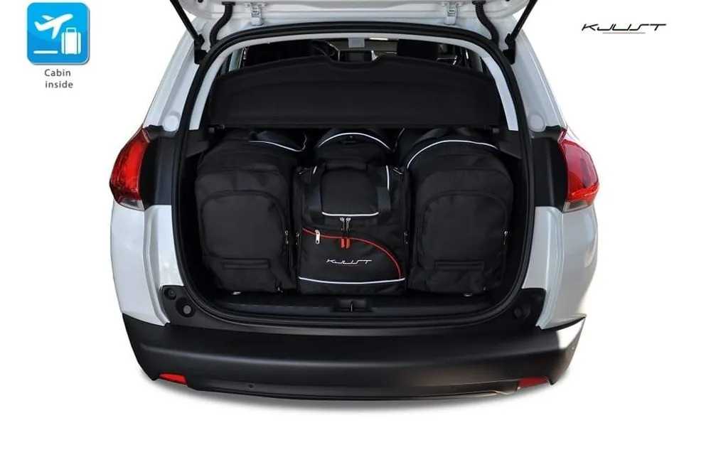 Darmowy zwrot PEUGEOT 2008 2013-2019 TORBY DO BAGAŻNIKA 4 SZT