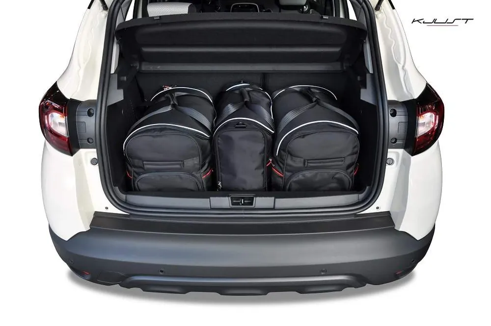Szybka dostawa RENAULT CAPTUR 2013-2019 TORBY DO BAGAŻNIKA 3 SZT