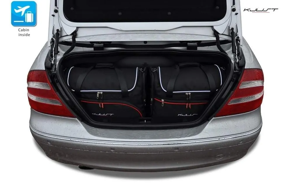 MERCEDES-BENZ CLK CABRIO 2002-2010 TORBY DO BAGAŻNIKA 4 SZT Darmowy zwrot