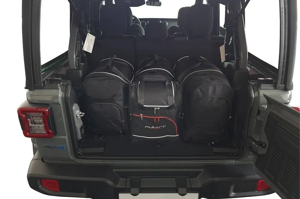 Zniżka JEEP WRANGLER PHEV 2021+ TORBY DO BAGAŻNIKA 4 SZT