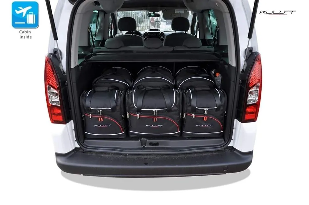 Hit sprzedaży PEUGEOT PARTNER 2008-2019 TORBY DO BAGAŻNIKA 6 SZT