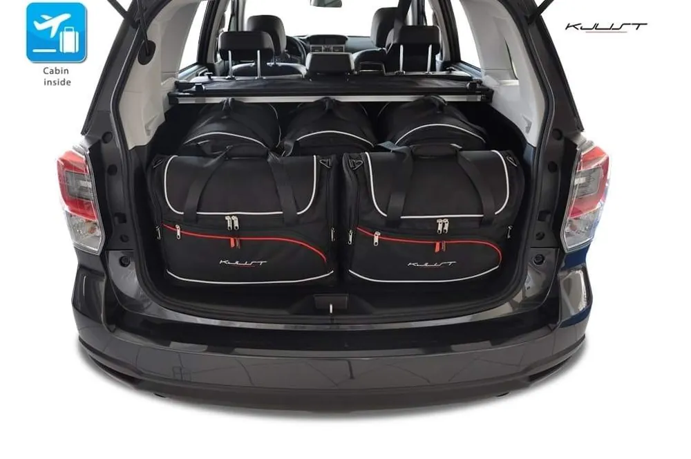 SUBARU FORESTER 2012-2018 TORBY DO BAGAŻNIKA 5 SZT Darmowy zwrot