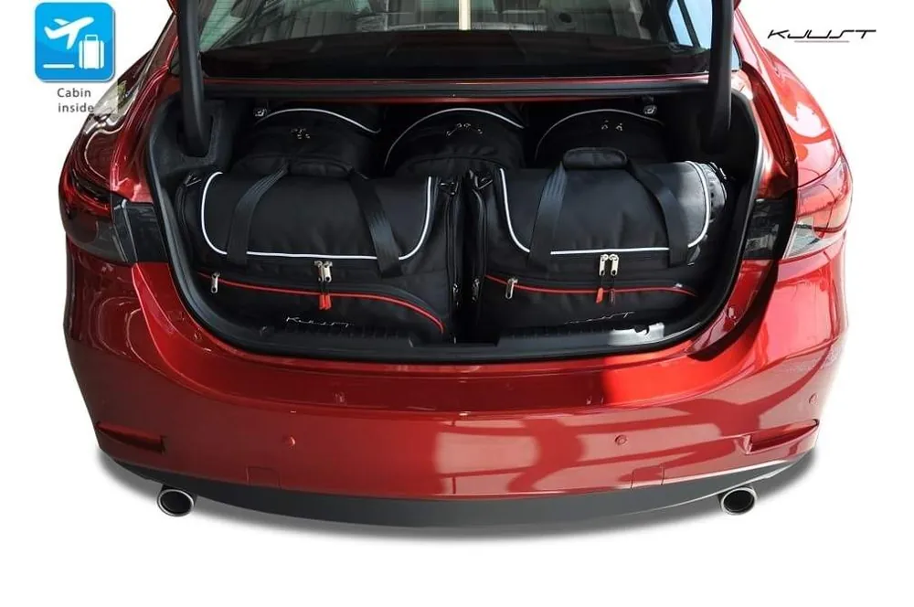 MAZDA 6 LIMOUSINE 2012+ TORBY DO BAGAŻNIKA 5 SZT Ekspresowa dostawa