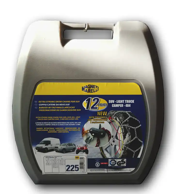 Oferta Łańcuchy śniegowe do samochodów dostawczych / SUV i 4x4 Magneti Marelli MT-12 mm 227