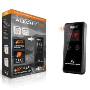 Darmowy zwrot Alkomat - Alkohit X8 elektrochemiczny