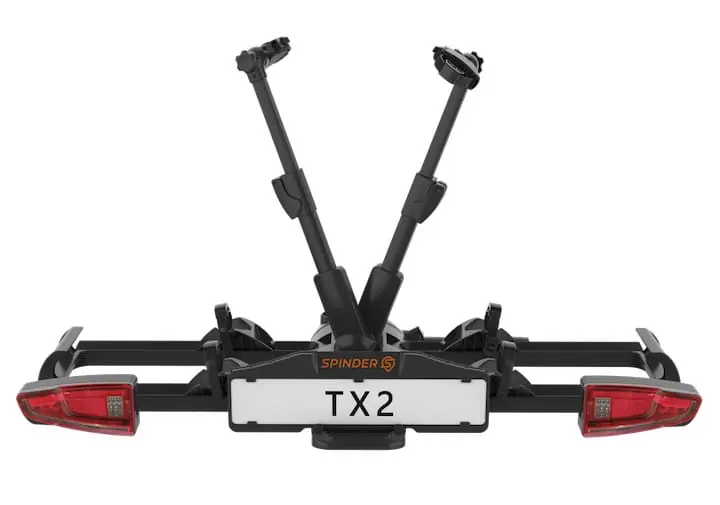 Hit sprzedaży Platforma rowerowa SPINDER TX2 black LED - na 2 rowery