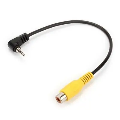 Kabel Adapter RCA CHINCH JACK 2.5 4P kamer cofania Szybka dostawa