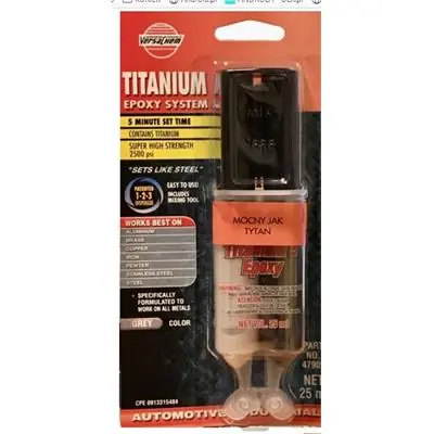 Premium Klej Titanium Epoxy żelazo aluminium nierdzewka
