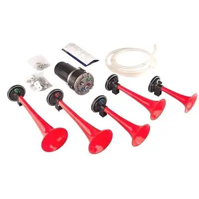 Klakson fanfara 5 tubowa kompresor cucaracha 12V Do wyczerpania zapasów