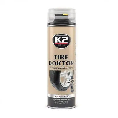 Koło zapasowe w sprayu K2 TIRE DOKTOR 500ml Nowość