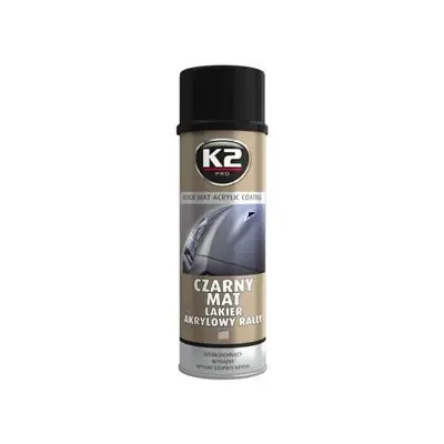 Tylko dziś Lakier akrylowy czarny mat 500ml K2