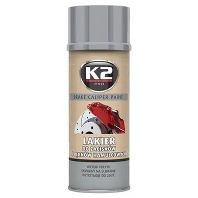 Premium Lakier do zacisków hamulców Caliper 400ml K2 srebr