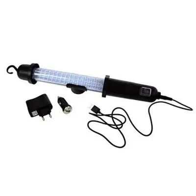 Oferta limitowana Lampa warsztatowa 230V 12V 60LED aku 1Ah Geko
