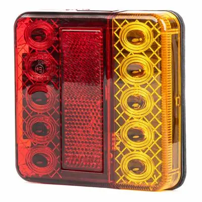 Lampa zespolona tylna LED 12V/24V 10x10cm Hit sprzedaży