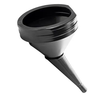 Premium Lejek do paliwa cieczy benzyny duży 21cm skośny