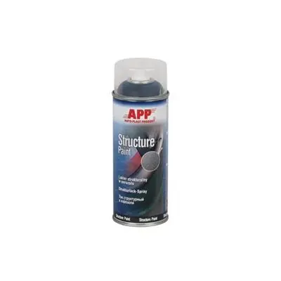 Lakier strukturalny 400ml czarny APP Zniżka