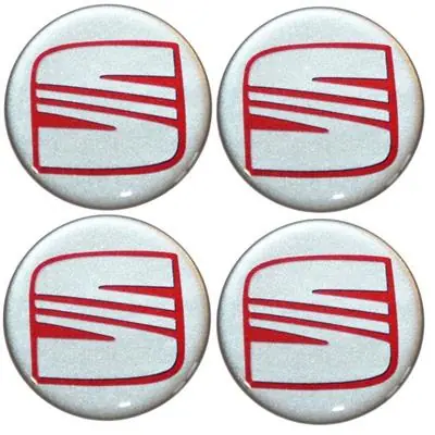 Bestseller Naklejki na kołpaki emblemat Seat 55mm sil sre-cze