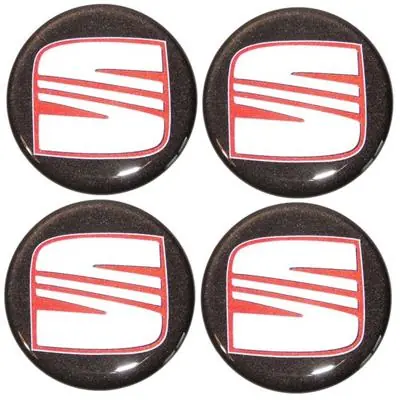 Naklejki na kołpaki emblemat Seat 65mm sil cza-cze Tylko do końca tygodnia