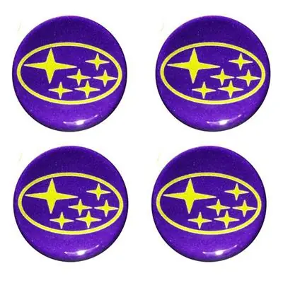 Naklejki na kołpaki emblemat Subaru 65mm Tani