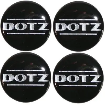 Darmowa dostawa Naklejki na kołpaki emblemat Dotz 60mm sil