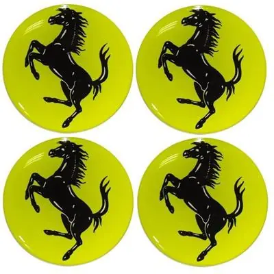 Naklejki na kołpaki emblemat FERRARI 55mm sil Wybór klientów