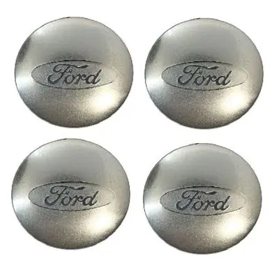 Hit sprzedaży Naklejki na kołpaki emblemat Ford 60mm sreb alu