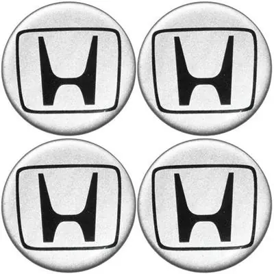 Naklejki na kołpaki emblemat Honda 60mm sreb sil Niska cena