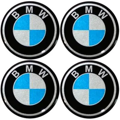 Oferta Naklejki na kołpaki emblemat BMW 75mm czarne sil
